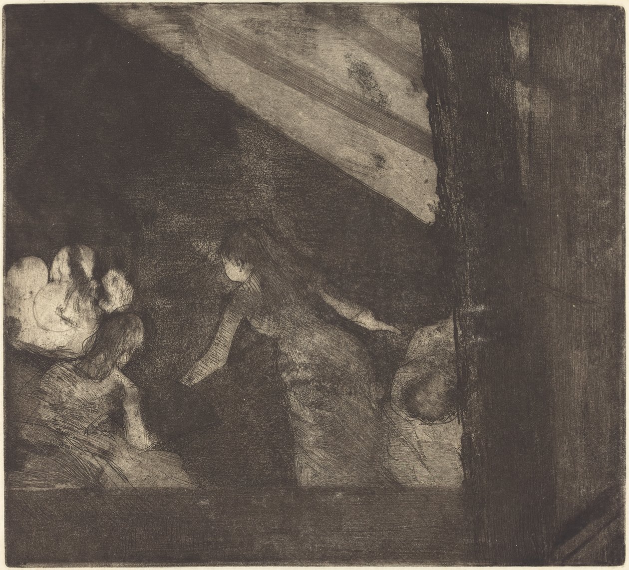 At the Cafe des Ambassadeurs by Edgar Degas