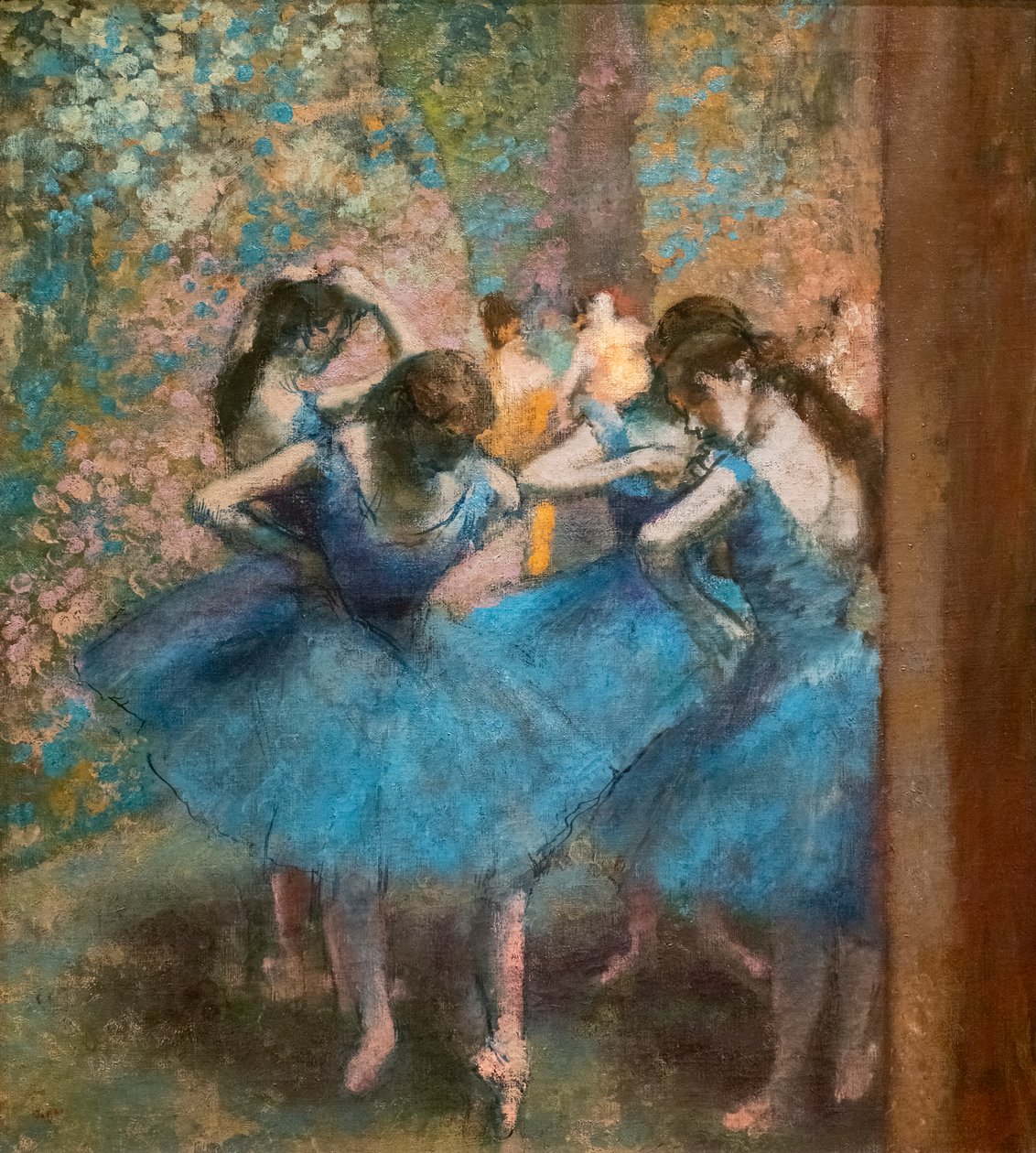 Blue Dancers by Edgar Degas
