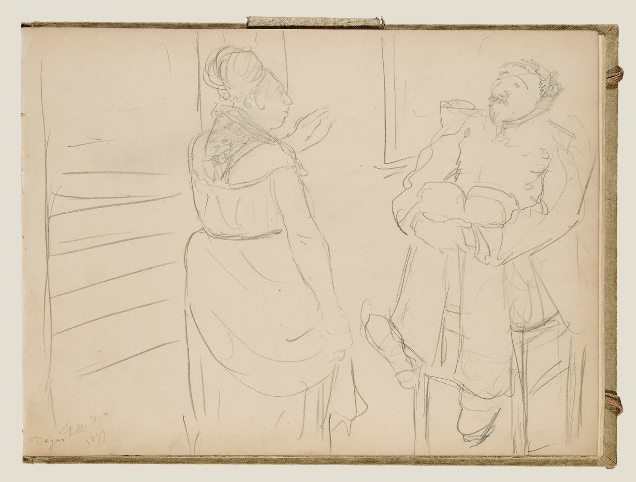 Brothel Scene by Edgar Degas