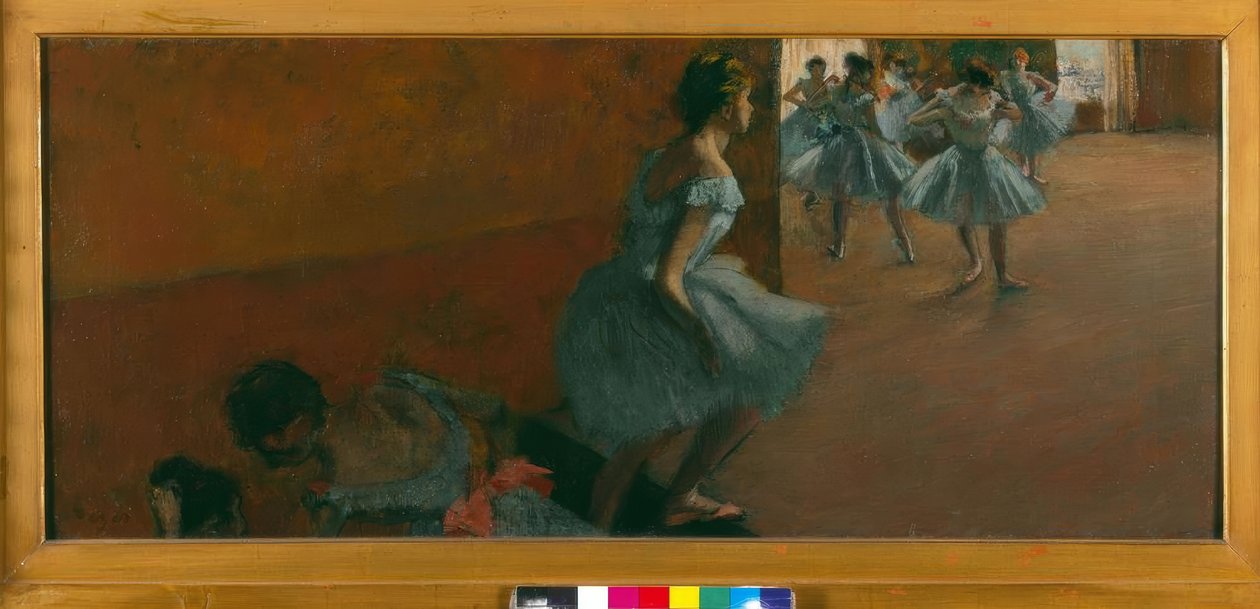 Dancers Climbing a Staircase by Edgar Degas