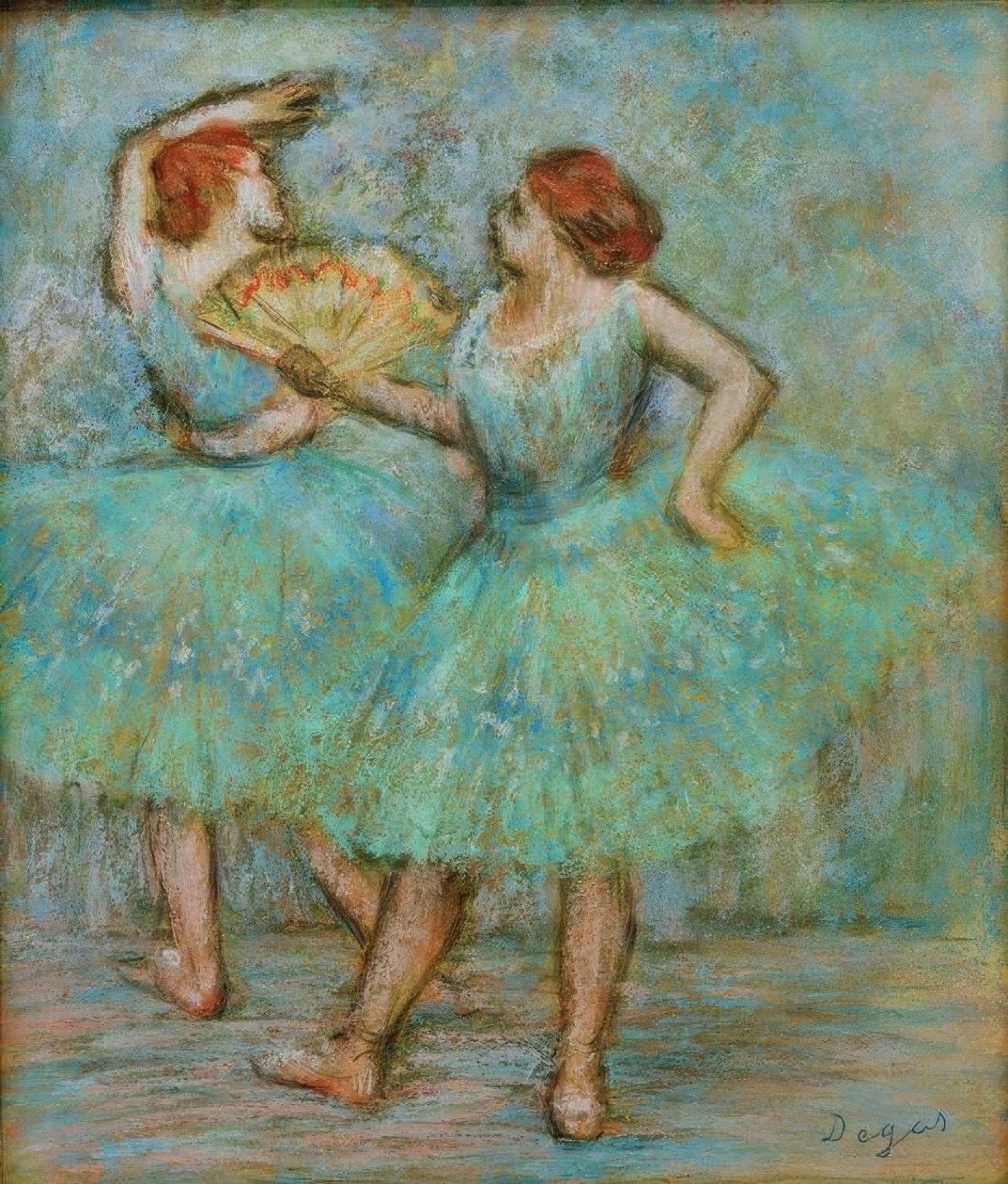 Two Dancers by Edgar Degas