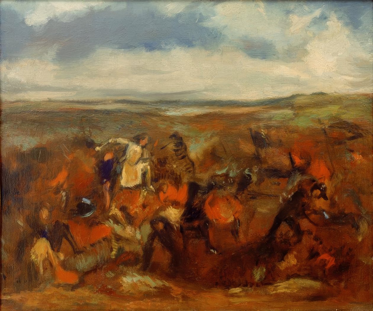 The Battle of Poitiers by Edgar Degas