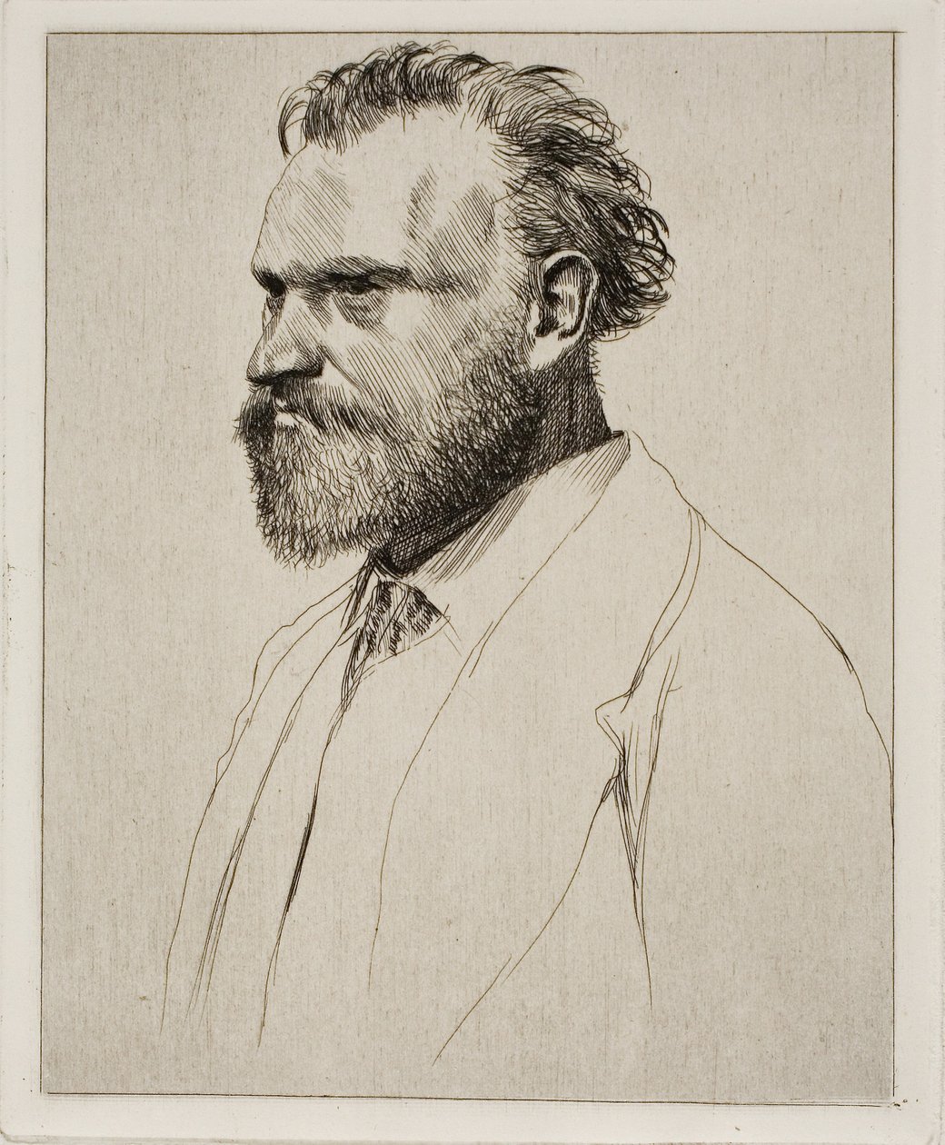 Edouard Manet, Bust-Length Portrait by Edgar Degas