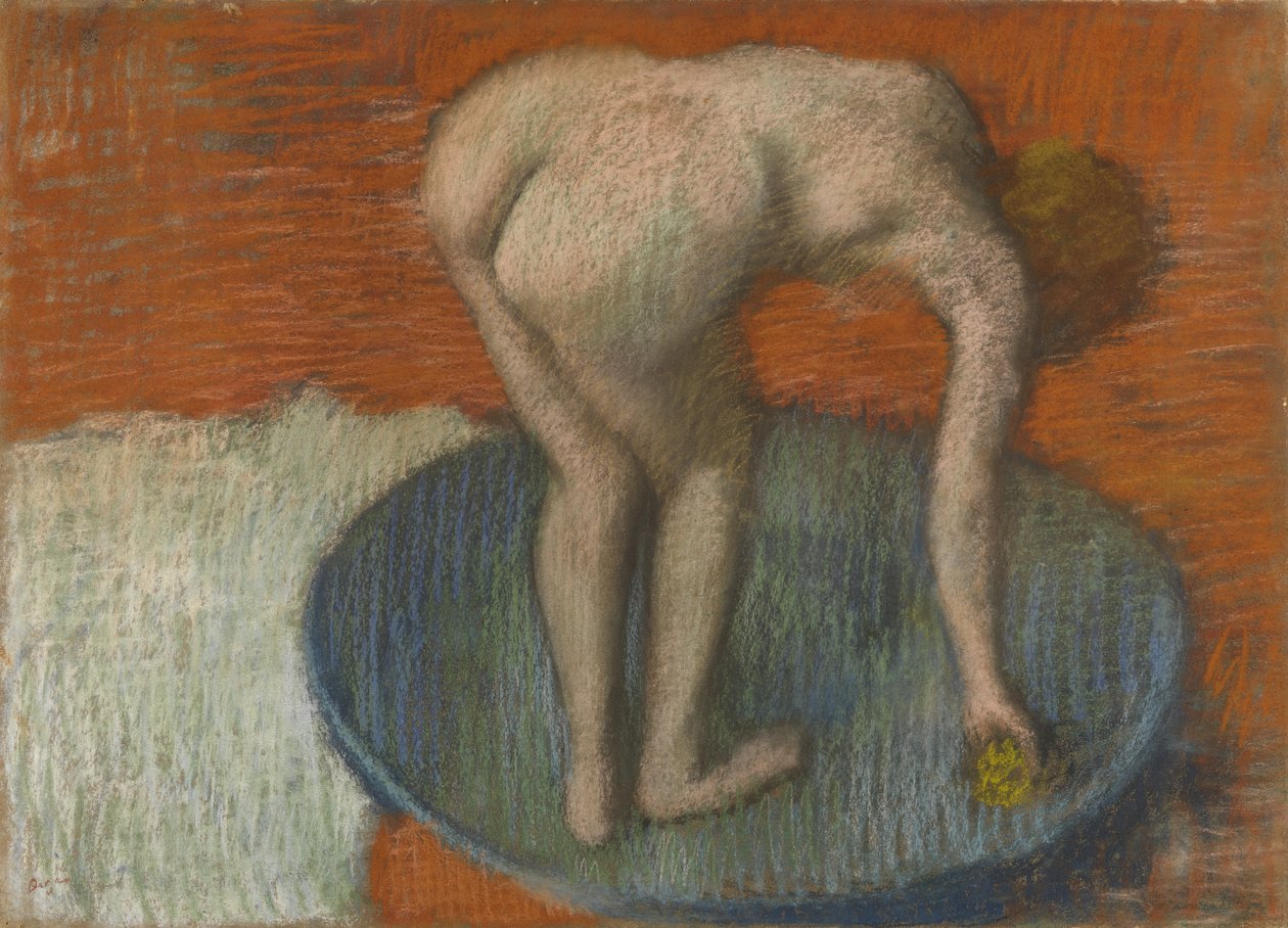 Woman in the Tub by Edgar Degas