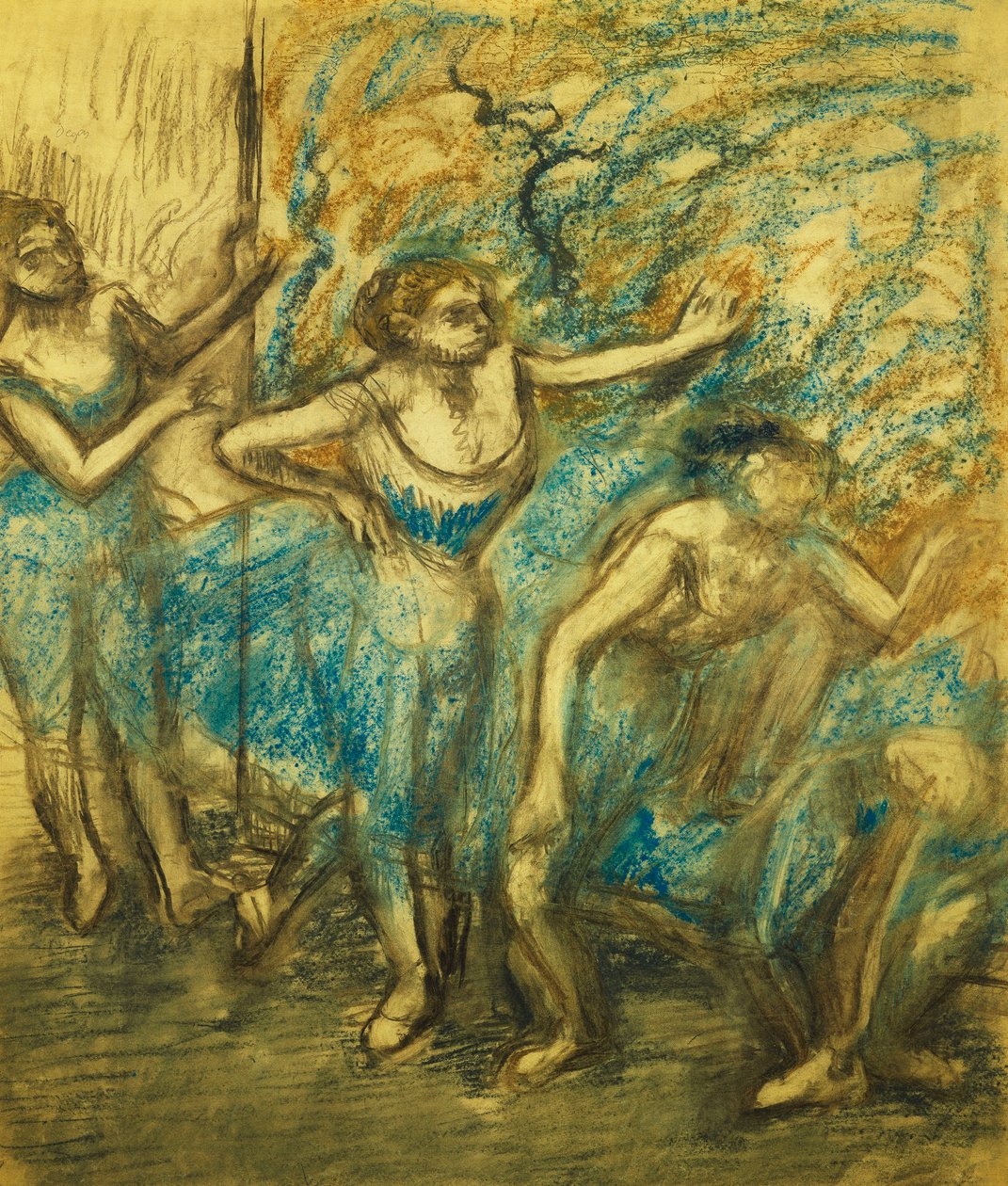 Four Dancers by Edgar Degas