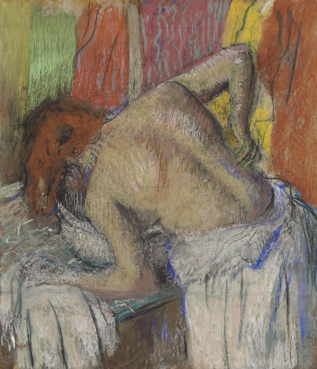 Woman Sponging Her Back by Edgar Degas