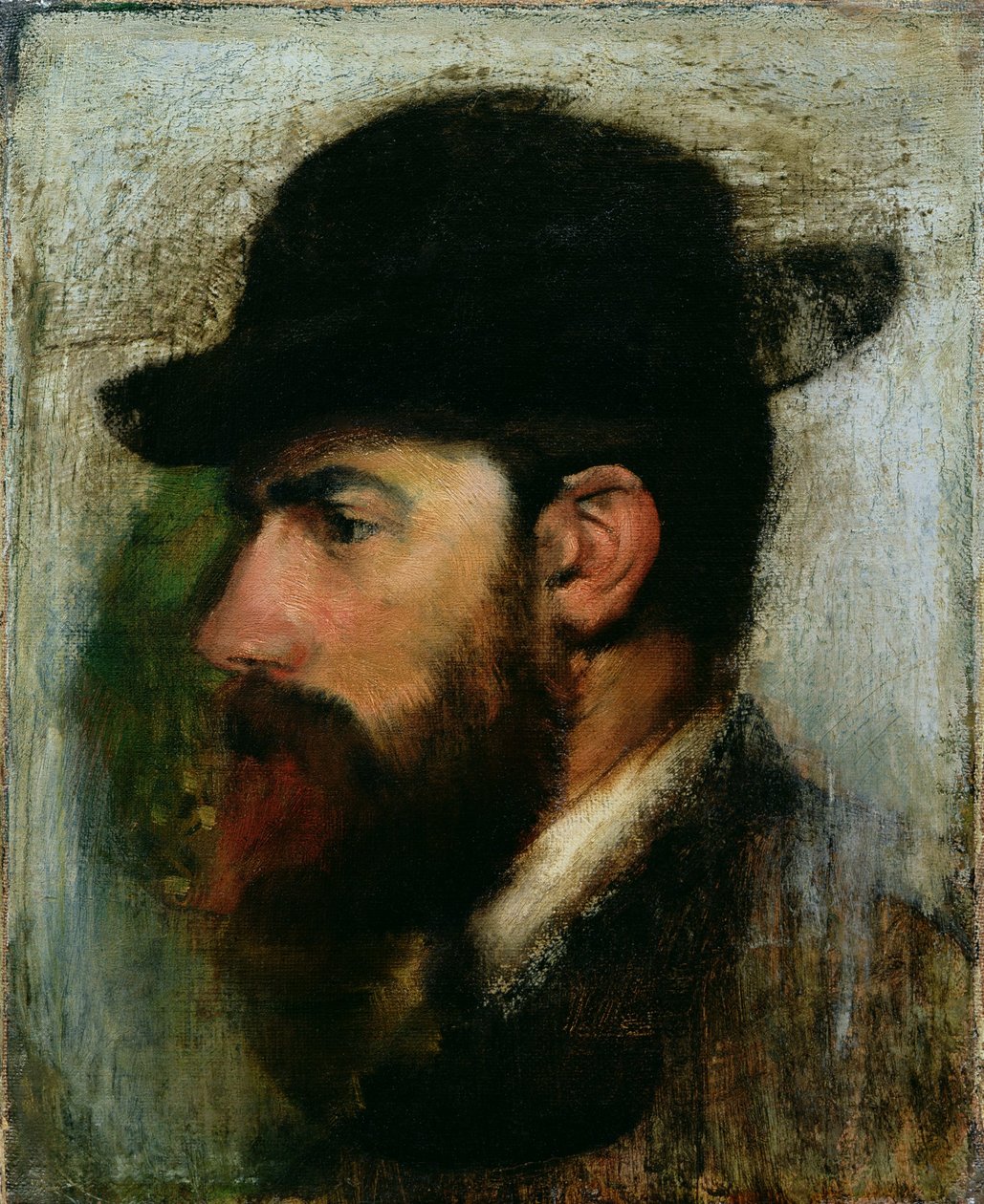 Portrait of Henri Rouart by Edgar Degas