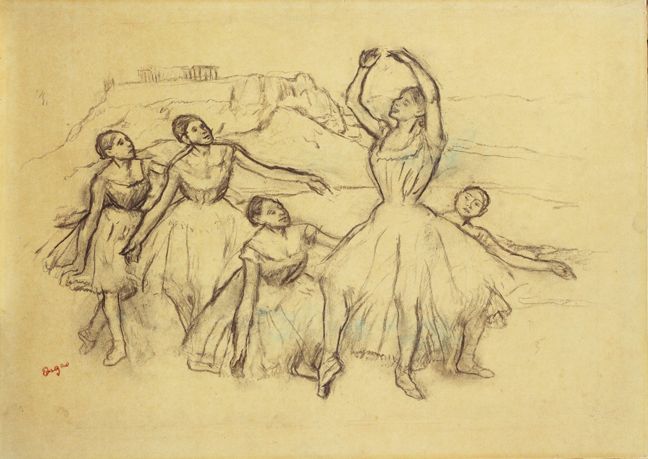 Group of Dancers by Edgar Degas