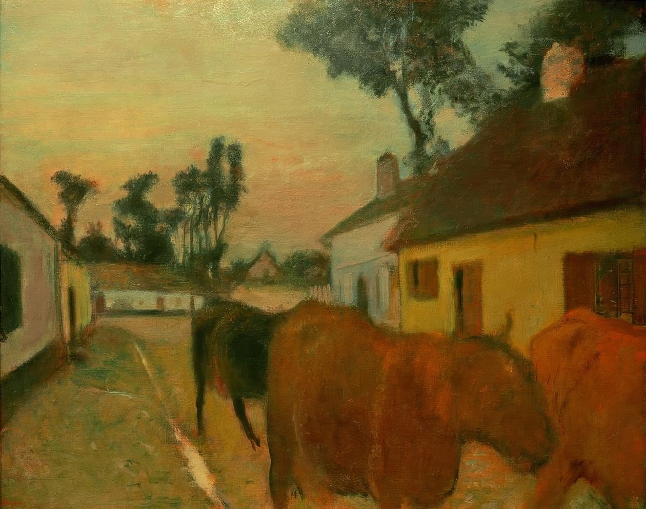 Return of the Herd by Edgar Degas