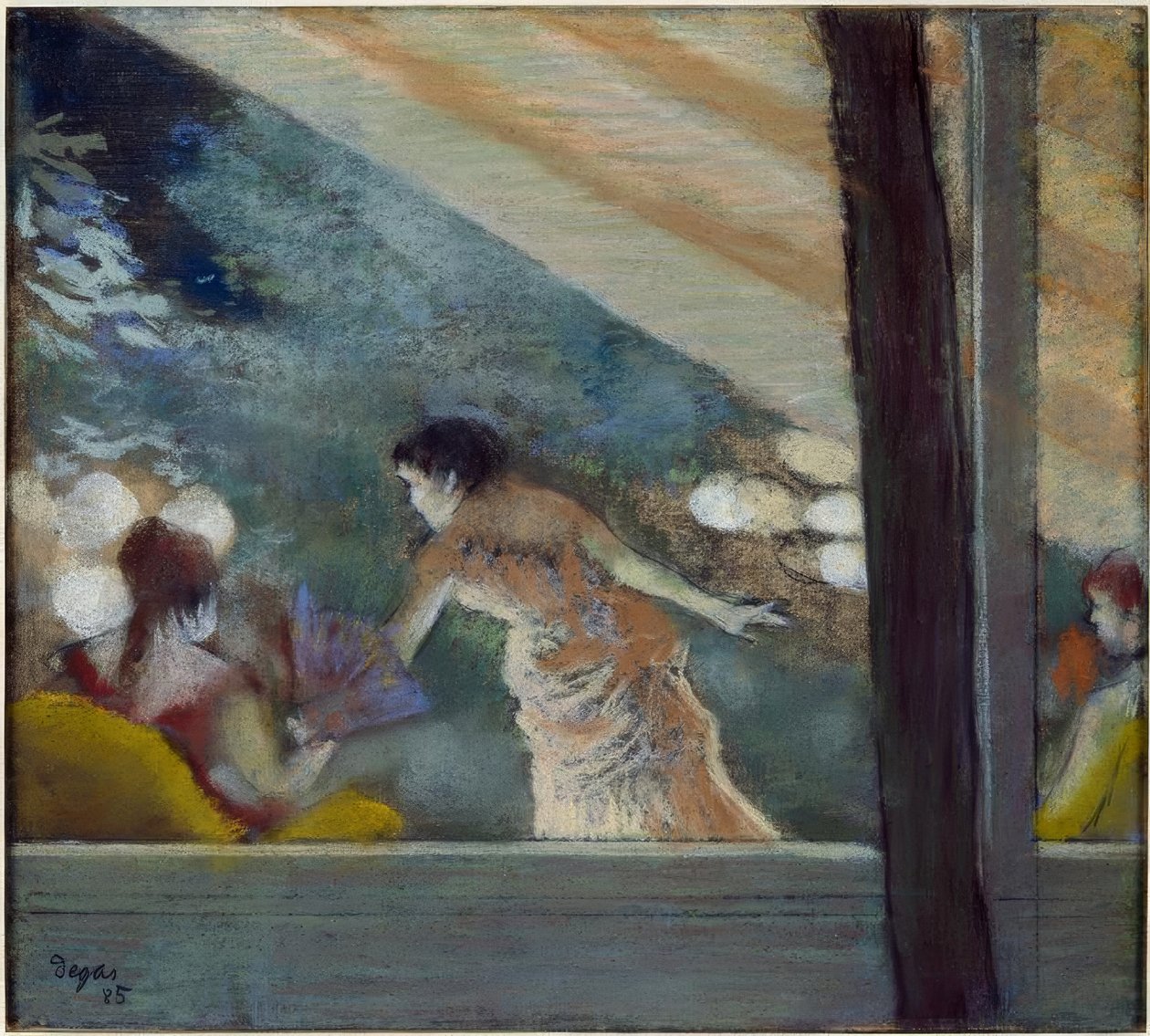 The Café Concert at the Ambassadors by Edgar Degas