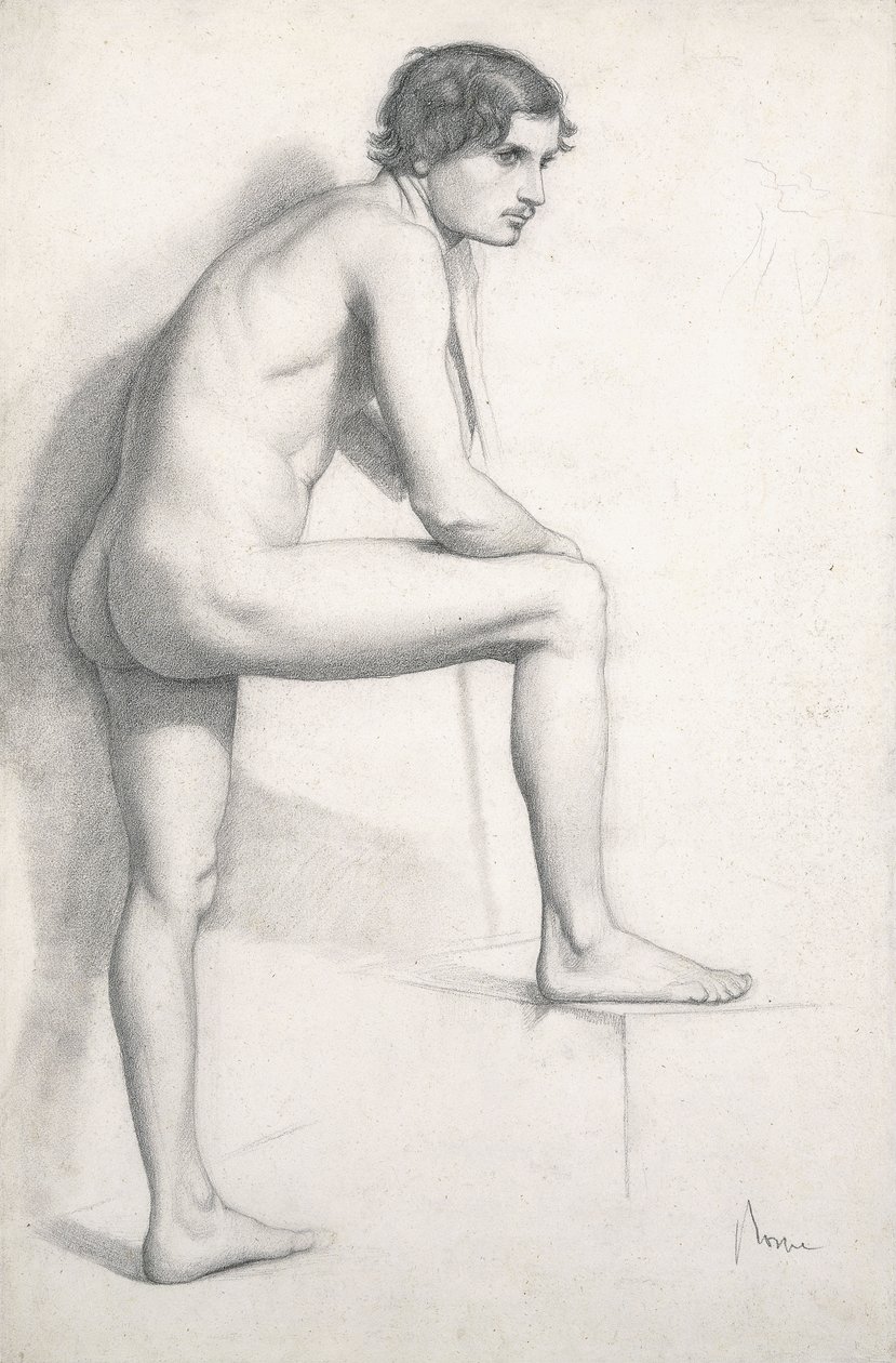 Nude Study by Edgar Degas
