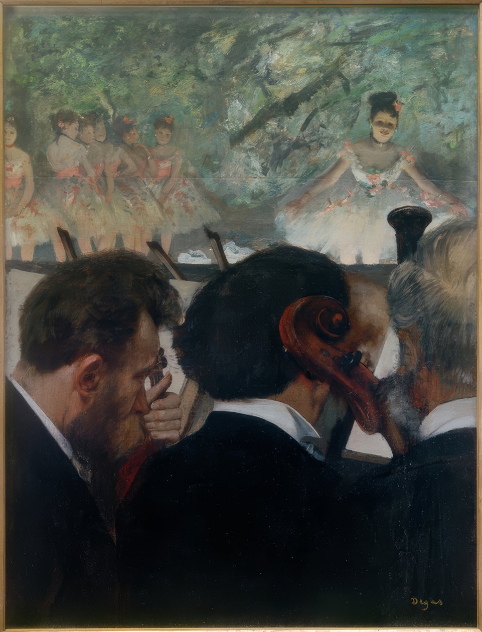 Orchestra Musicians by Edgar Degas