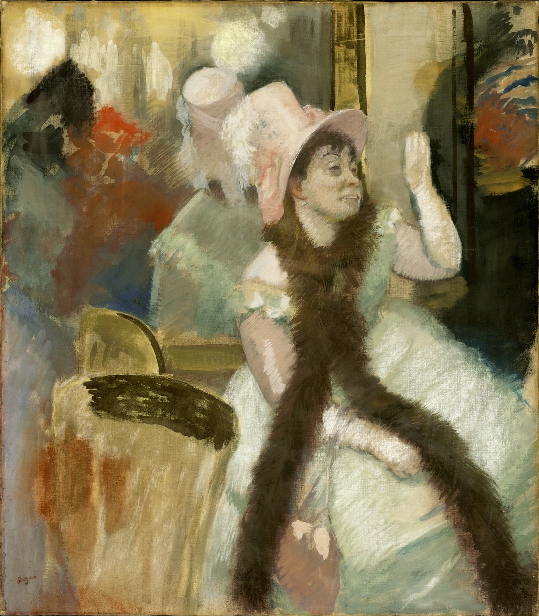 Portrait after a Costume Ball by Edgar Degas