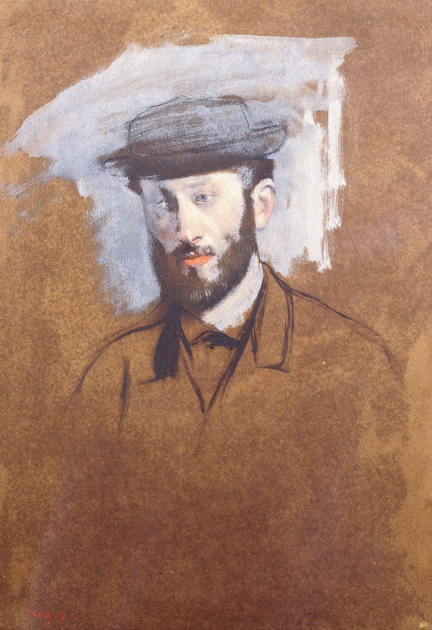Portrait of Eugene Manet by Edgar Degas
