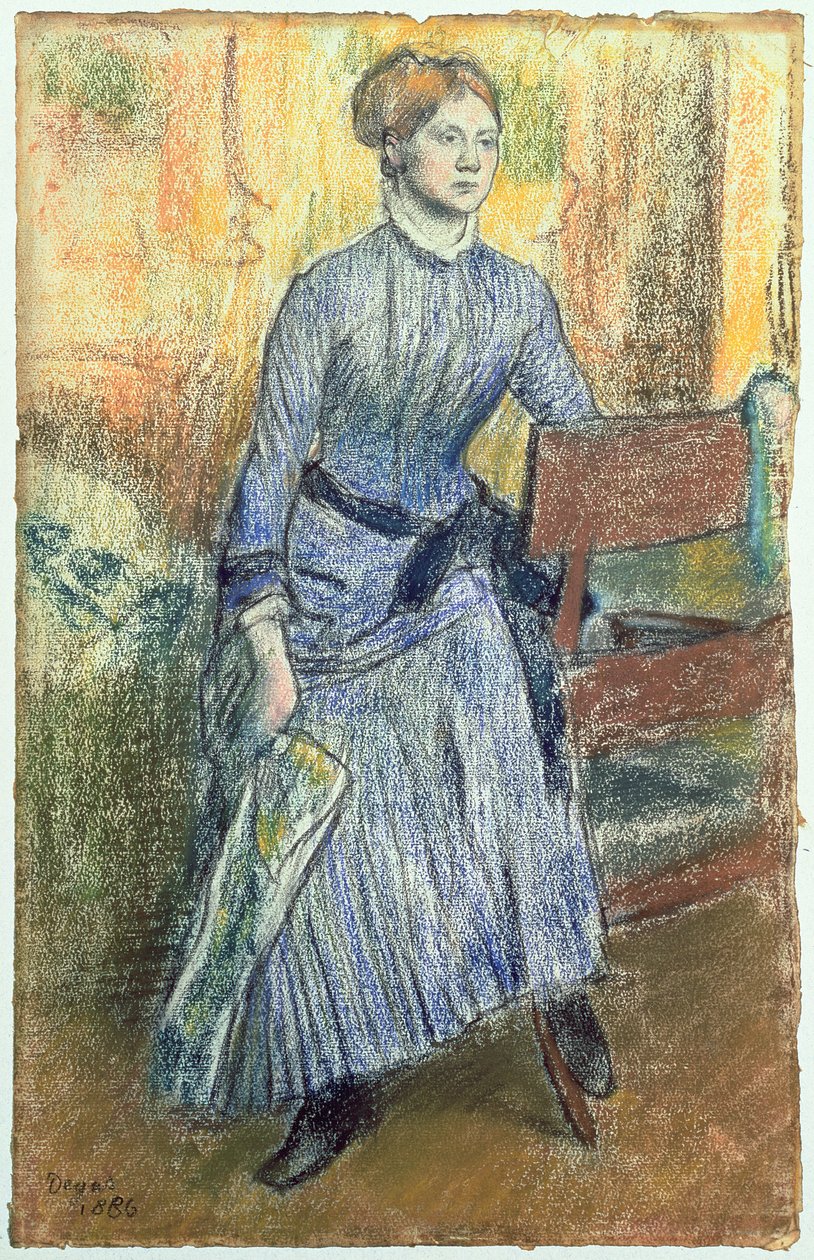 Portrait of Helene Rouart by Edgar Degas