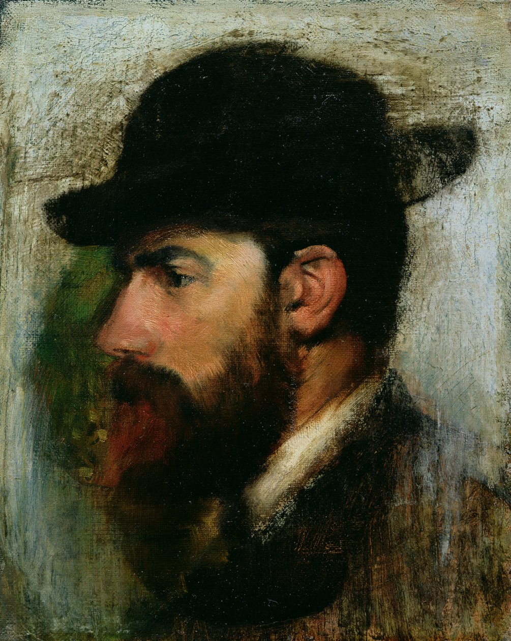 Portrait of Henri Rouart by Edgar Degas