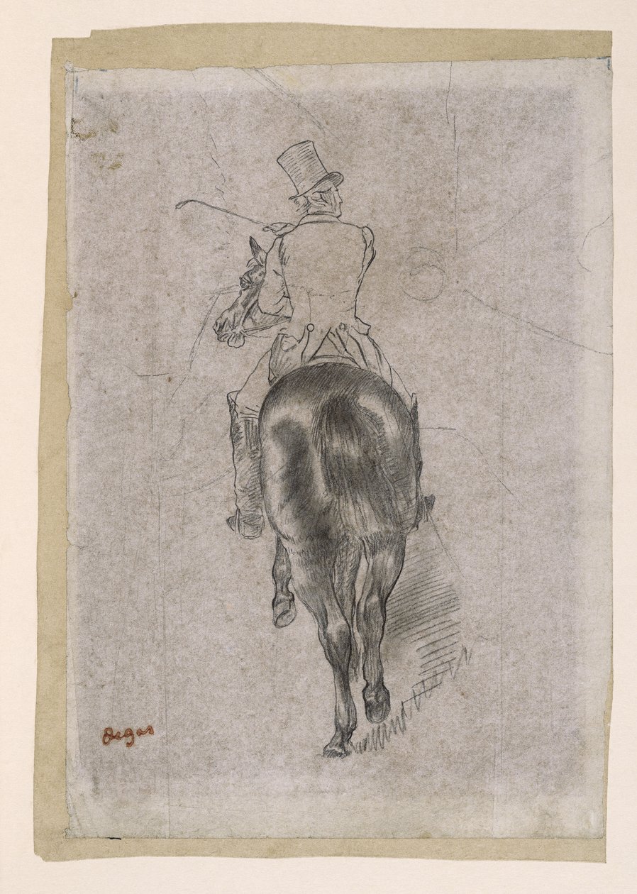 Spurring on the Horse by Edgar Degas