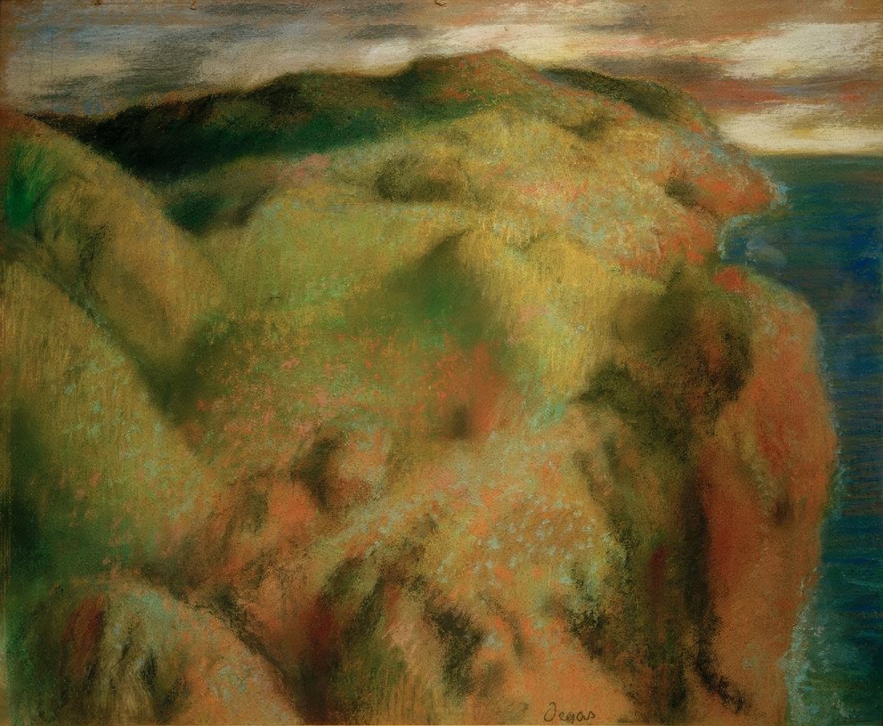 Cliff Coast by Edgar Degas