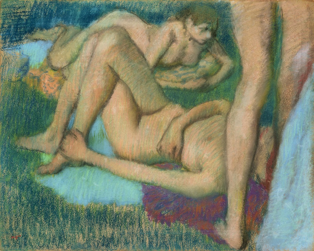 Studies of the Nude by Edgar Degas