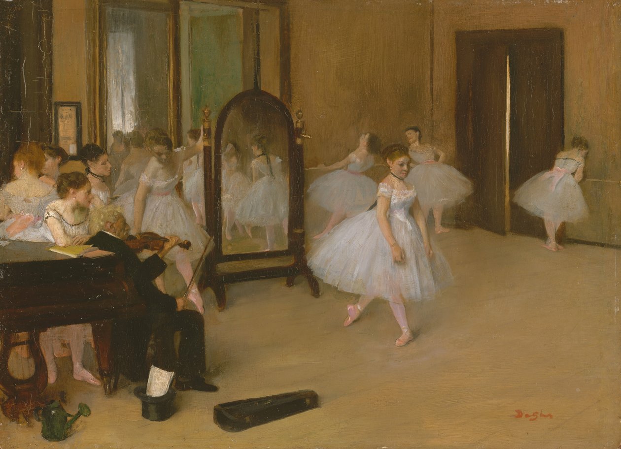 The Dancing Class by Edgar Degas