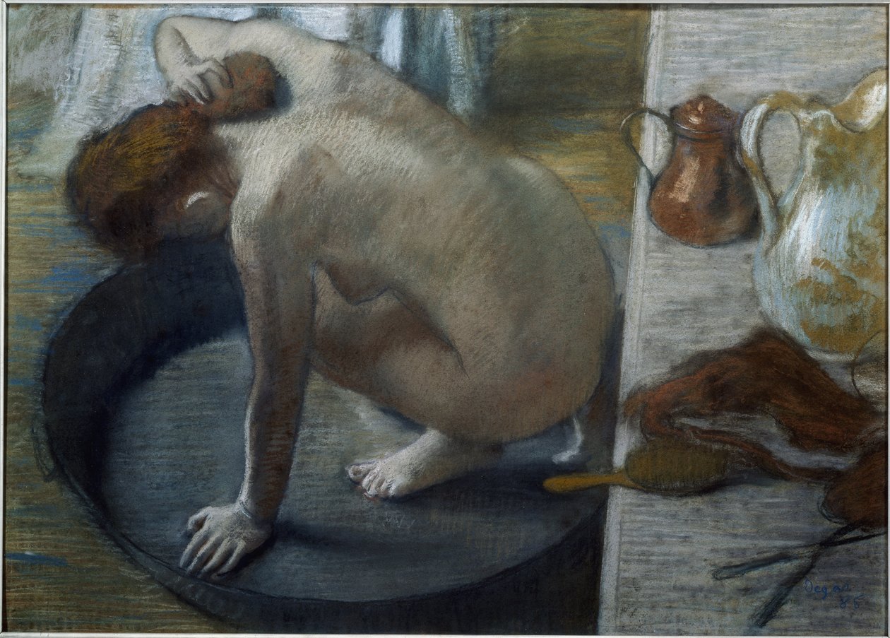 The Tub by Edgar Degas