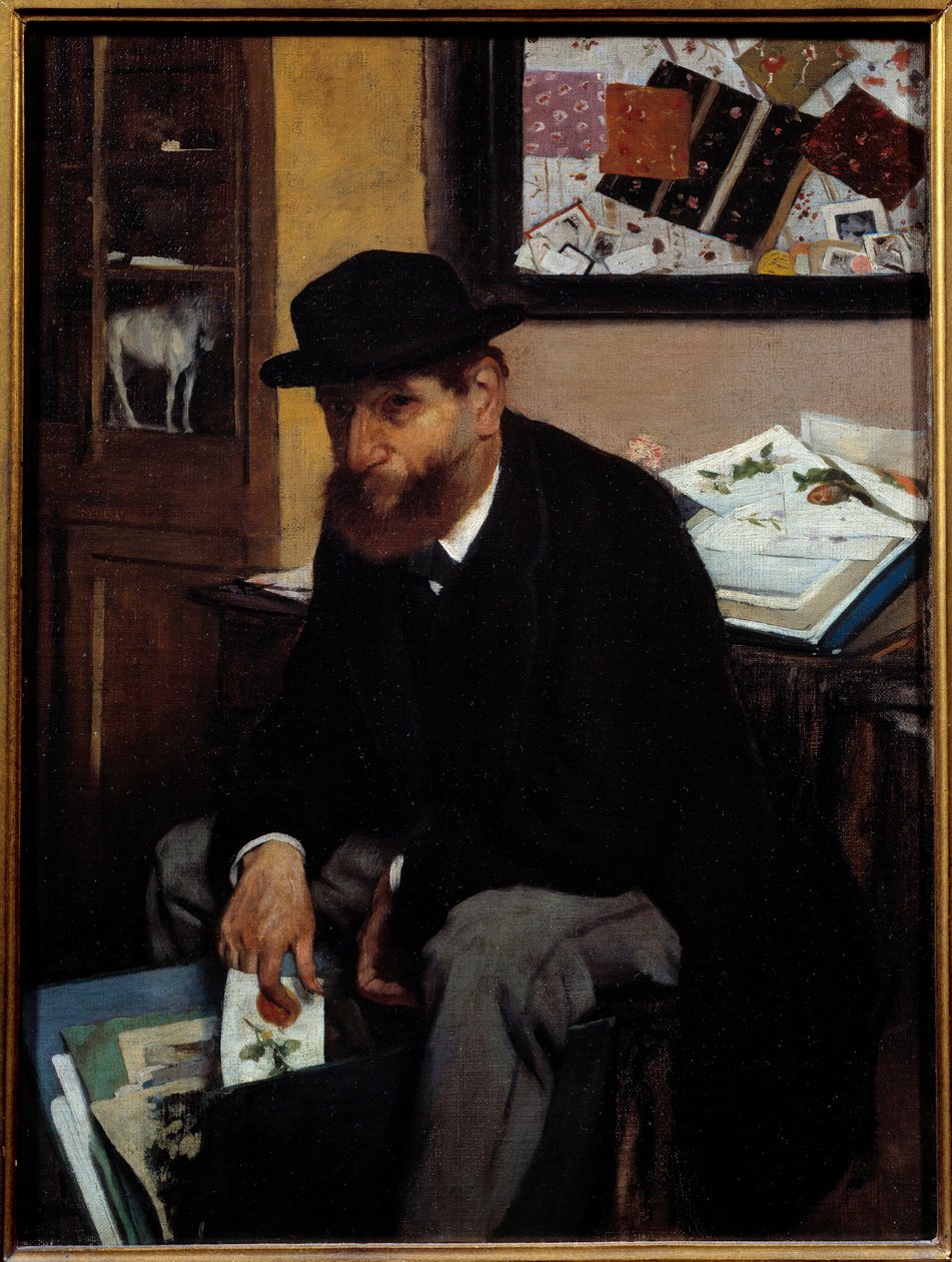 The Print Enthusiast by Edgar Degas