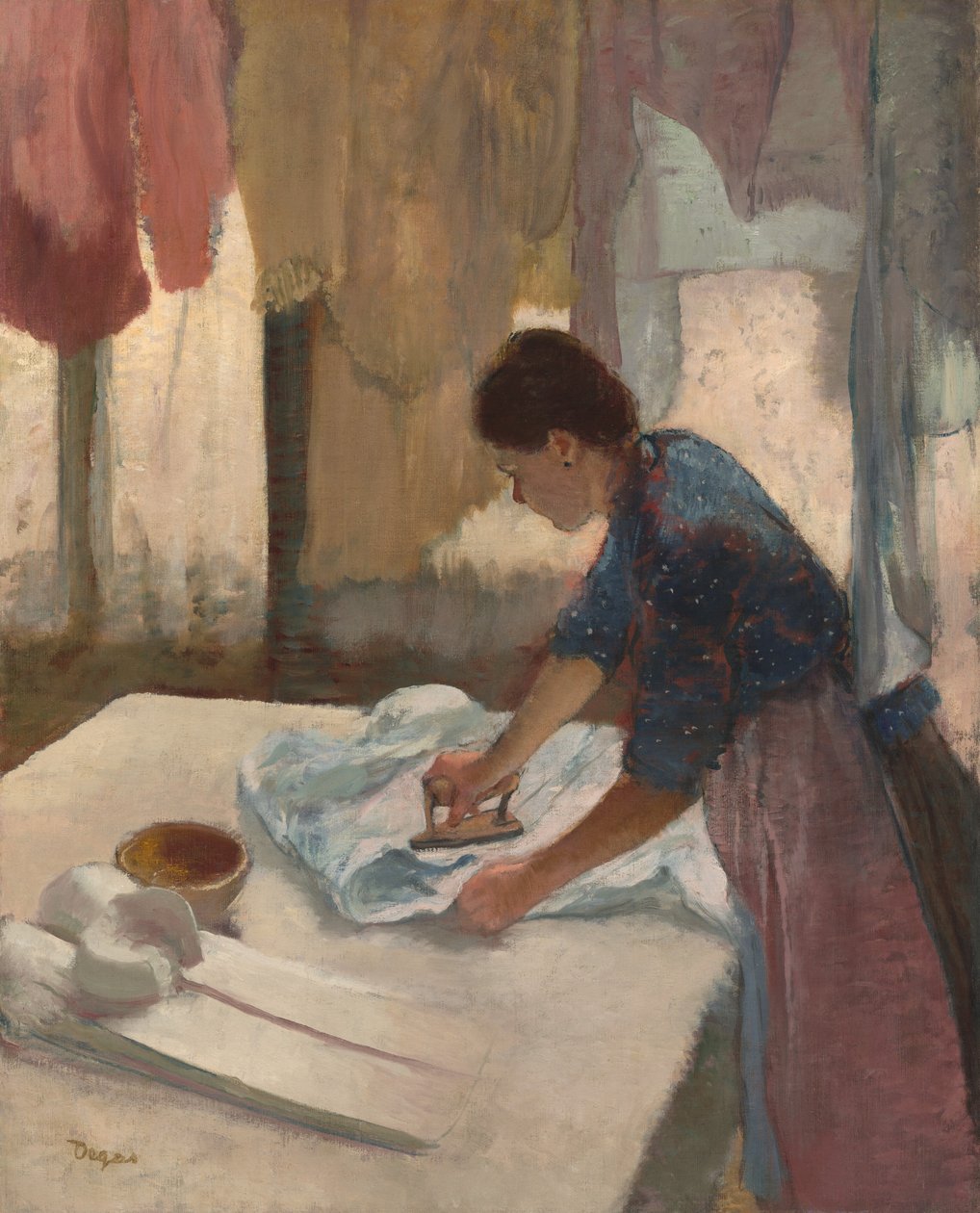 Woman Ironing by Edgar Degas