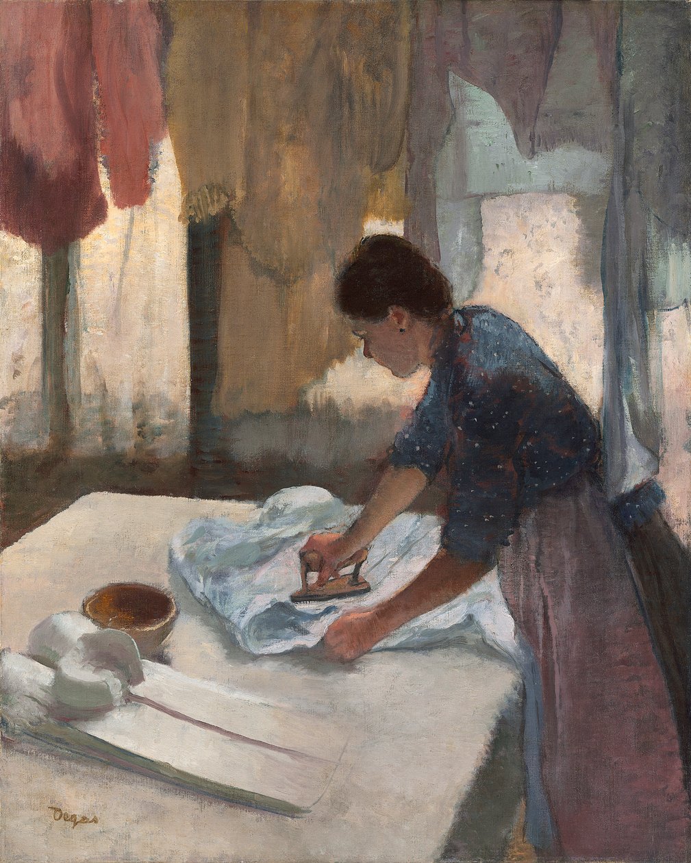 Woman Ironing by Edgar Degas