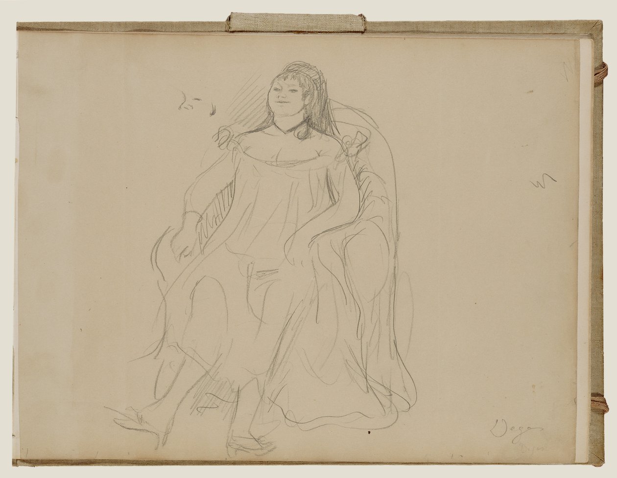 Woman Seated by Edgar Degas