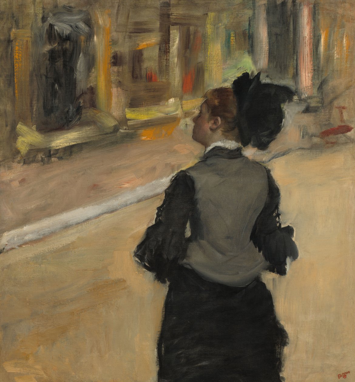 Woman Viewed from Behind by Edgar Degas