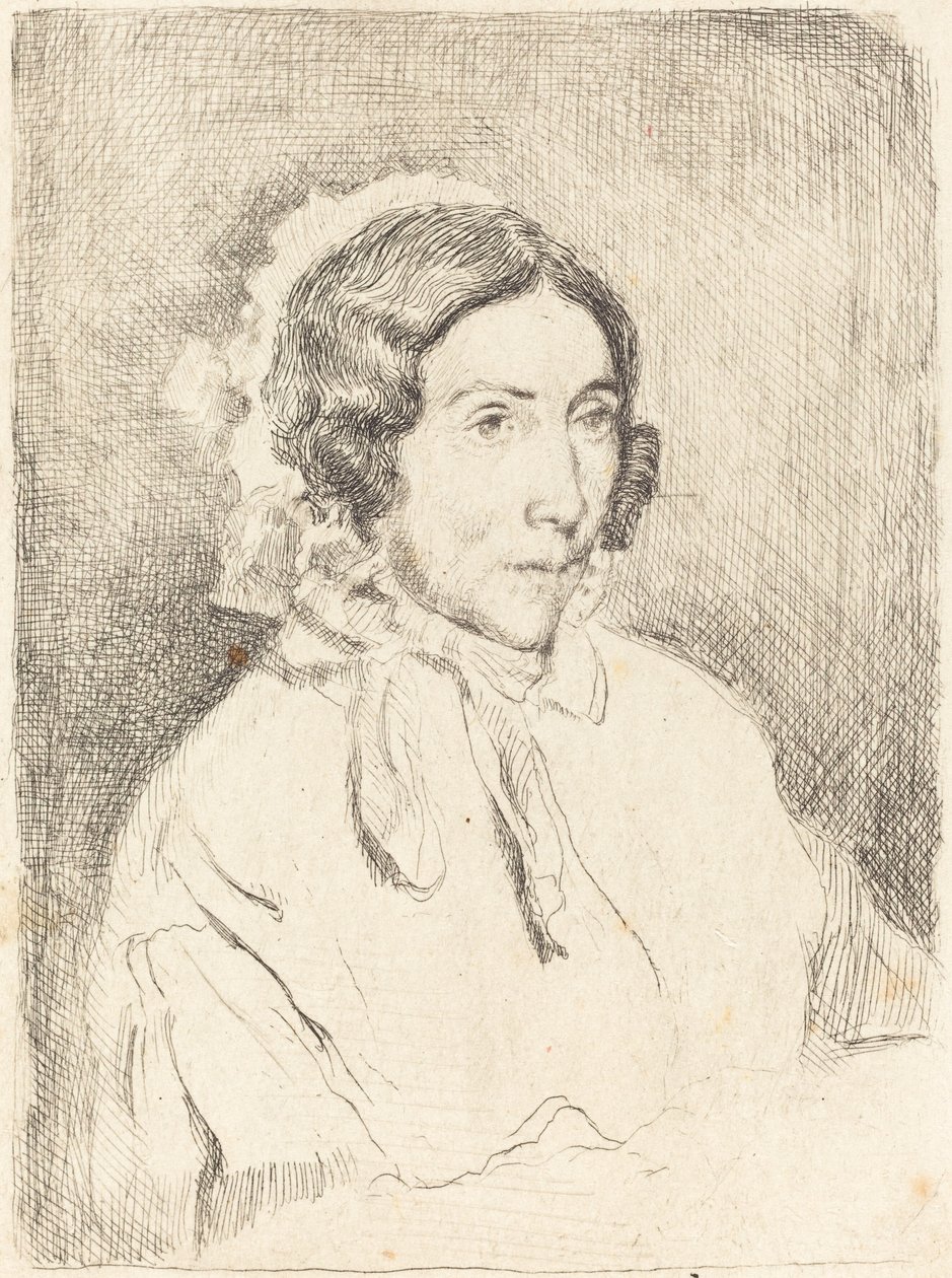 Woman in a Ruffled Cap (Old Woman) by Edgar Degas