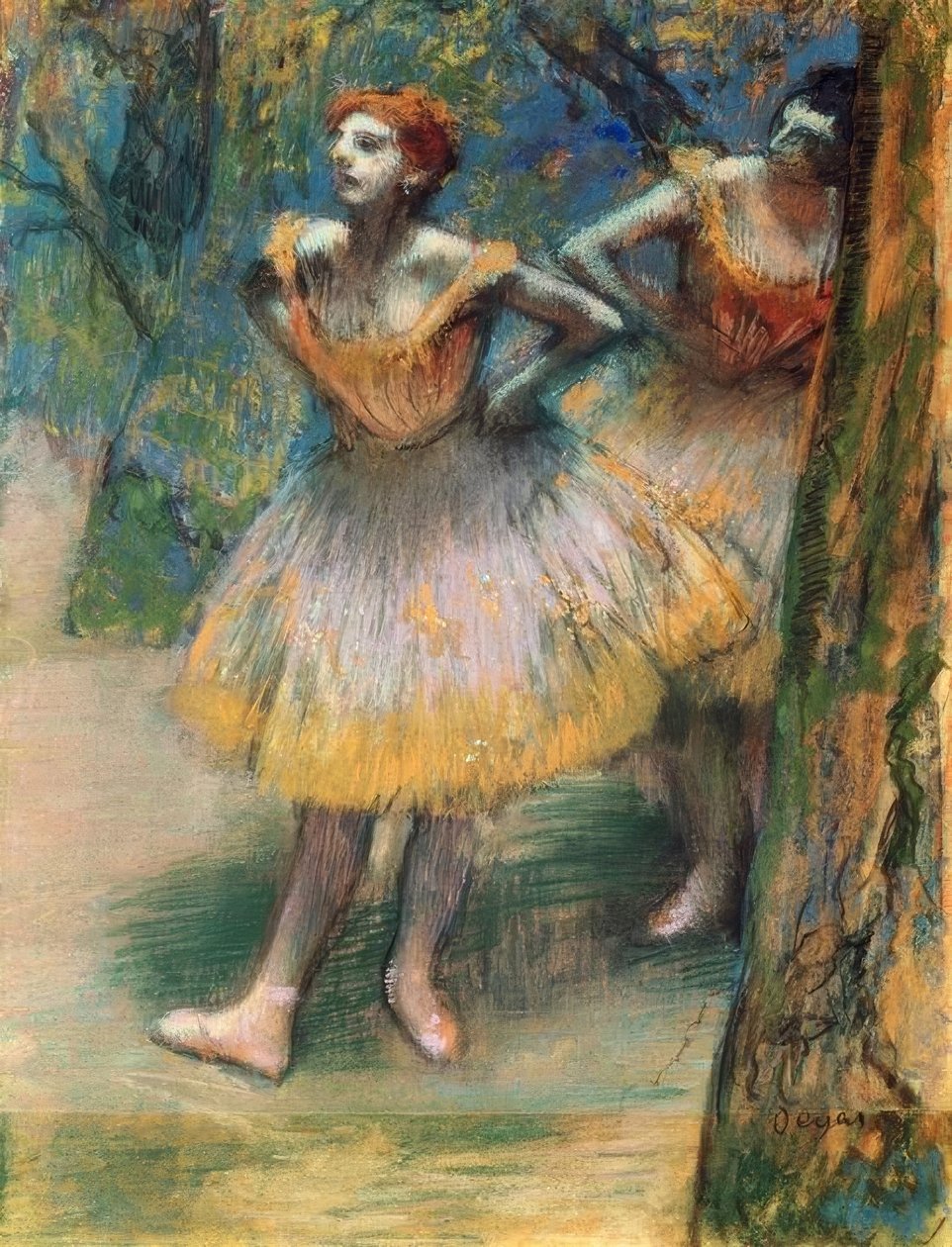 Two Dancers by Edgar Degas