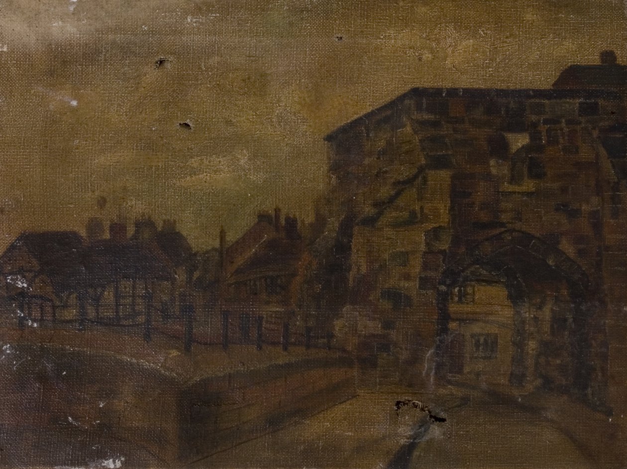 Around Cook Street Gate, Coventry, c.1900 by Edith Elsegood Burrows