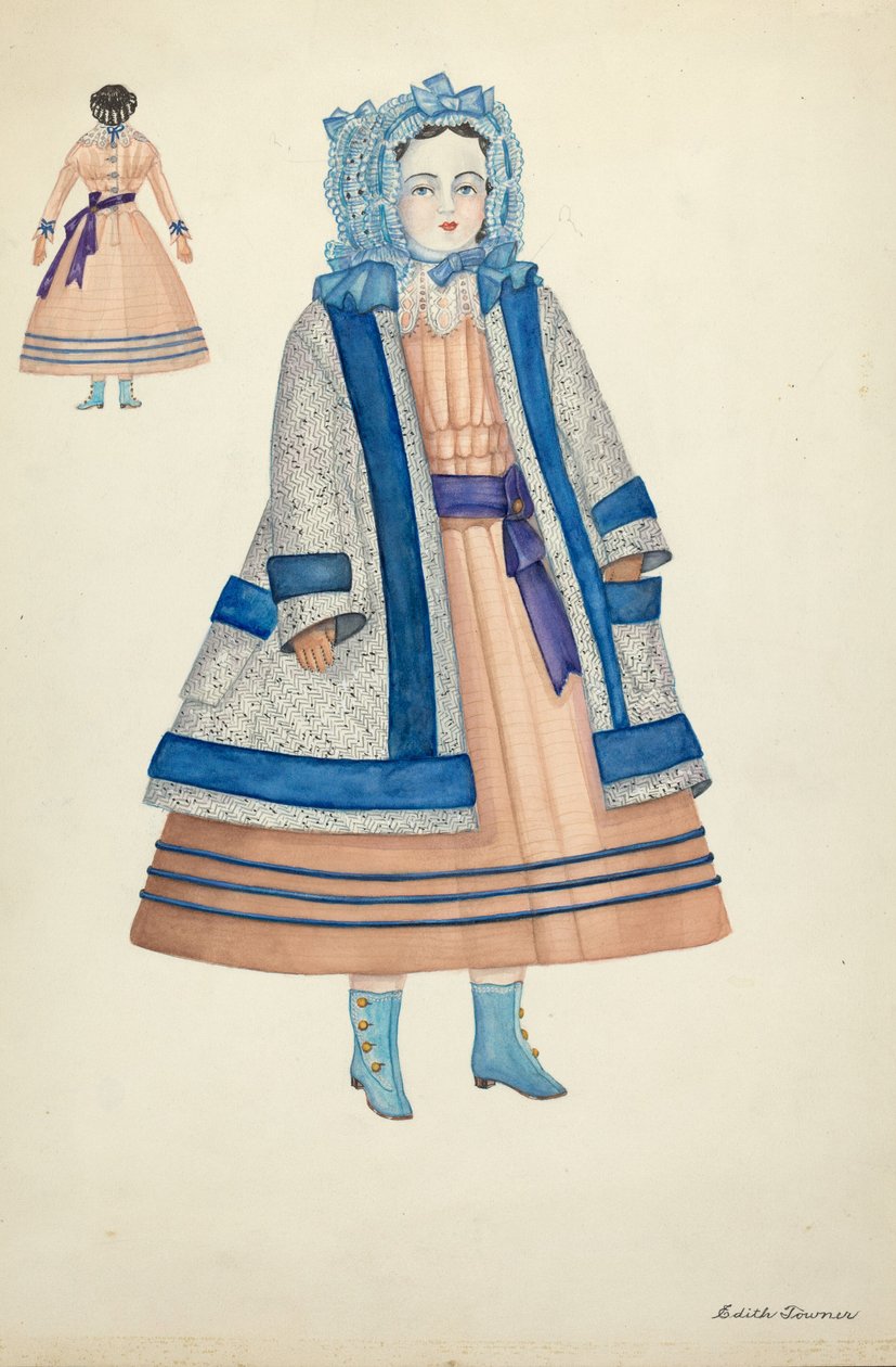 Doll: "Rose Bates" by Edith Towner