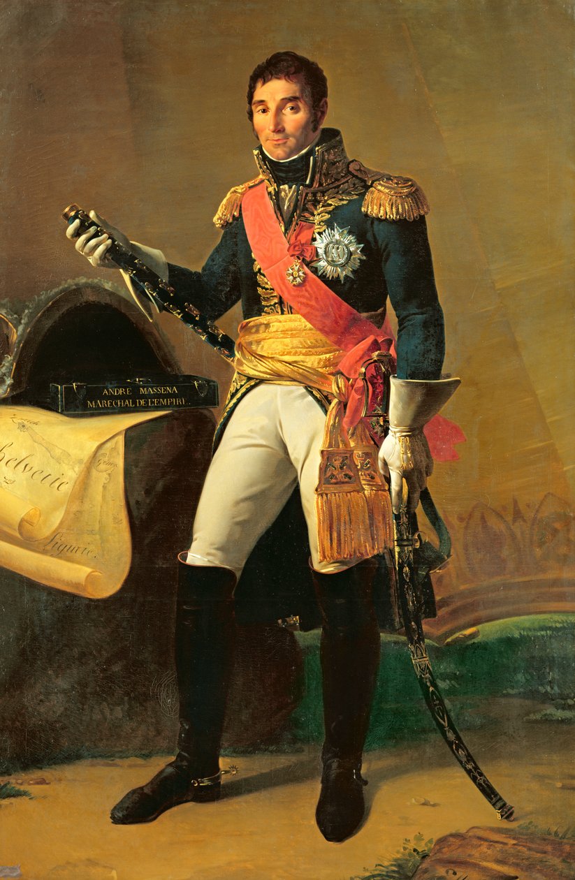 Portrait of Andre Massena, c.1853 by Edme Adolphe Fontaine