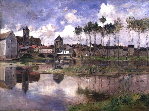 Moret-sur-Loing by Edmond Charles Yon
