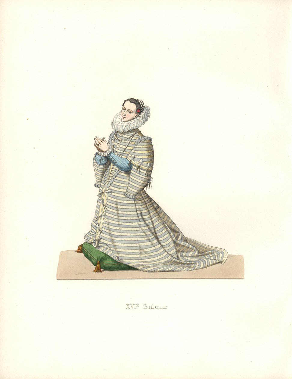 Archduchess Isabel Clara Eugenia (1566-1633) by Edmond Lechevallier Chevignard