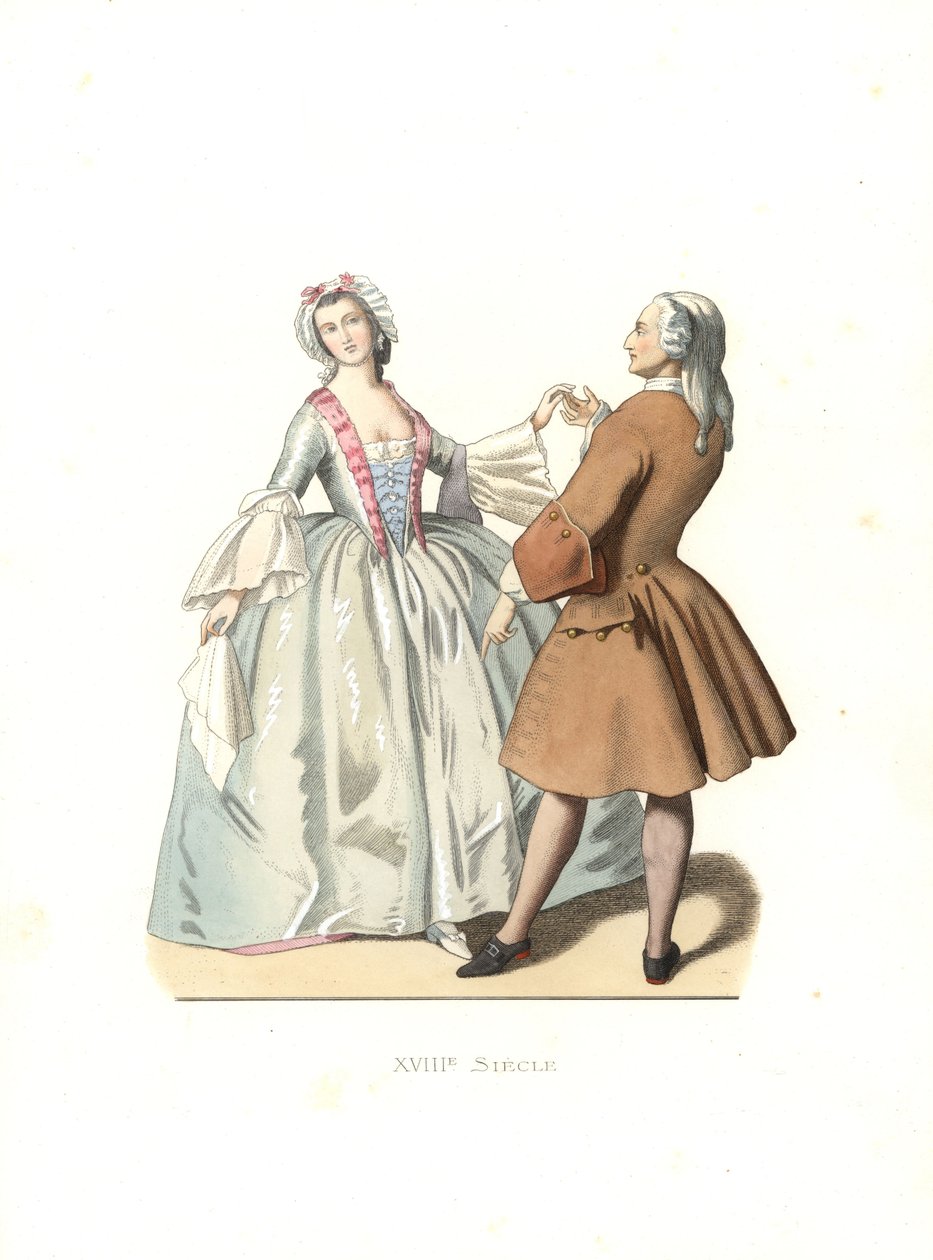 Dancing Master and Young Venetian Woman by Edmond Lechevallier Chevignard
