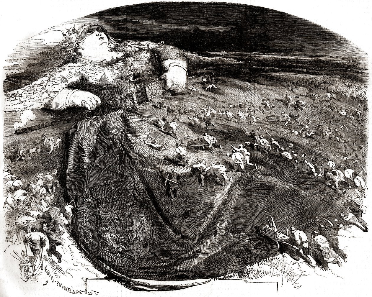 The enlargement of Paris by Edmond Morin