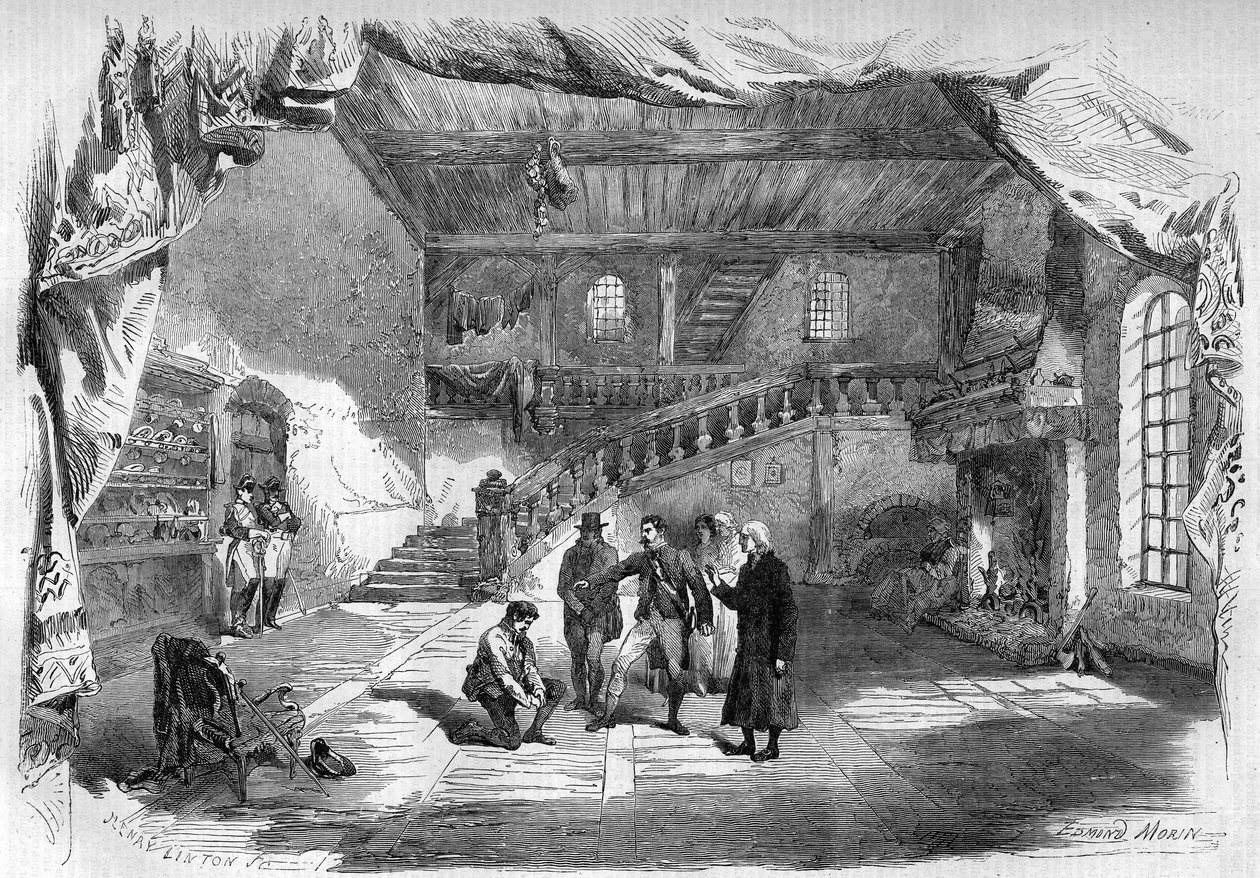 Theatrical representation by Edmond Morin