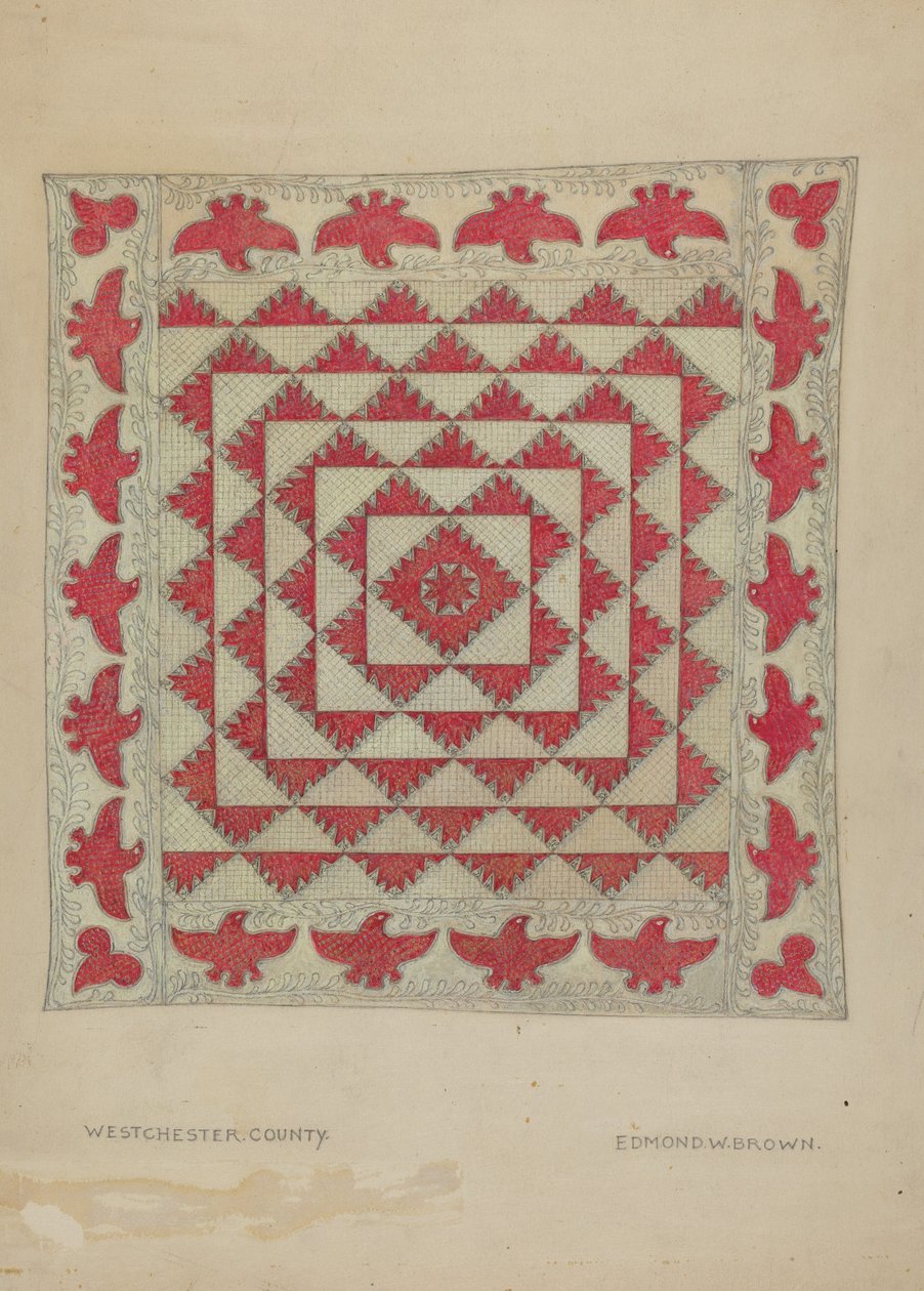 Patchwork Quilt by Edmond W. Brown