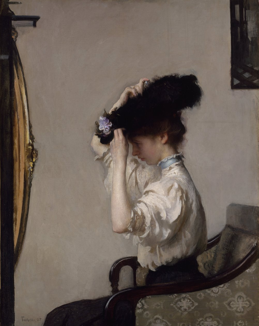 Preparing for the Matinee by Edmund Charles Tarbell