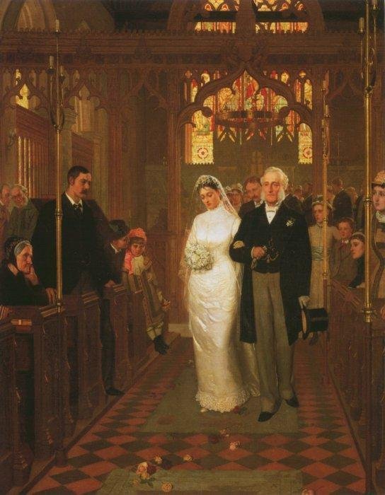 Till Death Do Us Part by Edmund Leighton