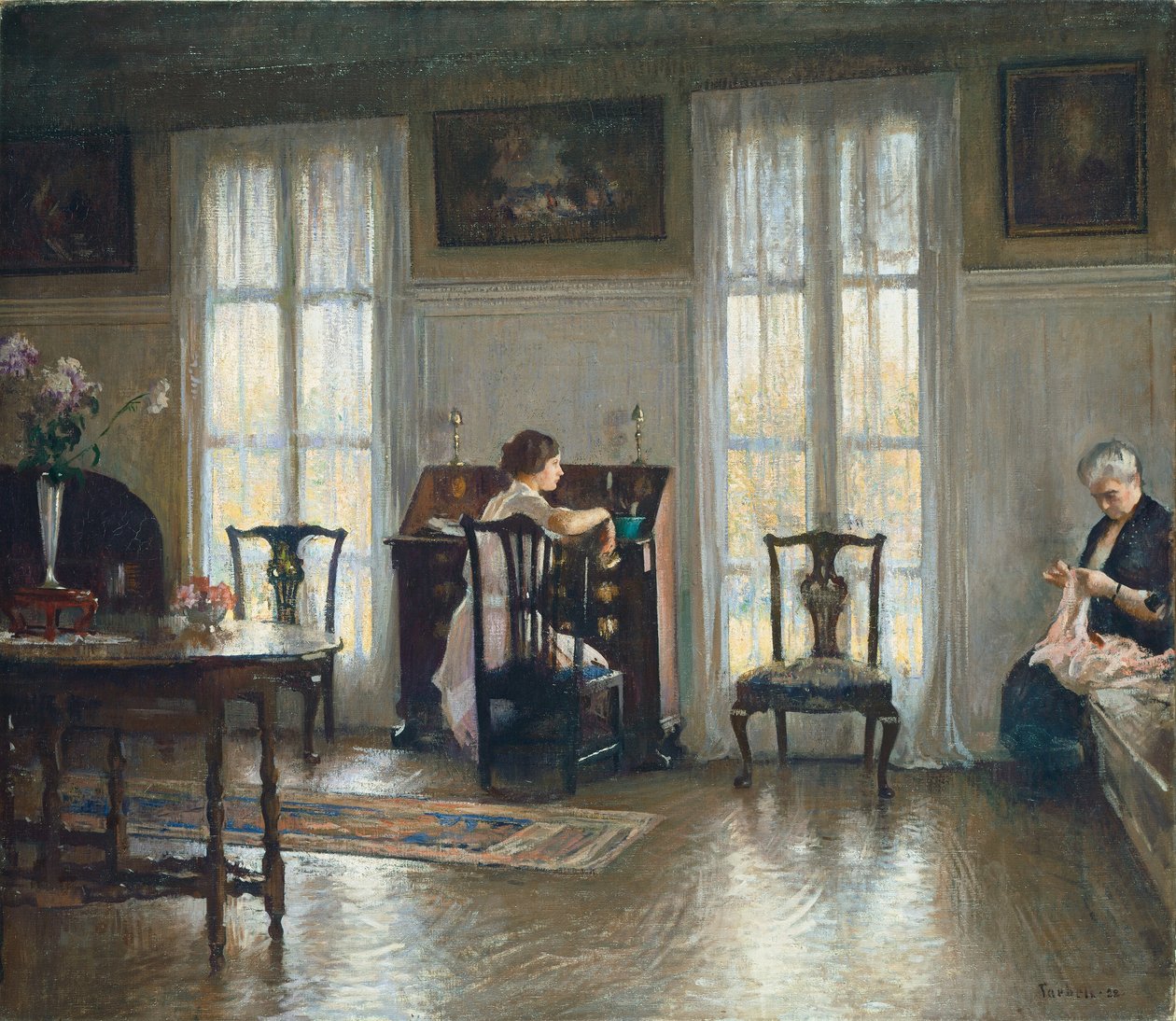 Mother and Mary by Edmund Charles Tarbell