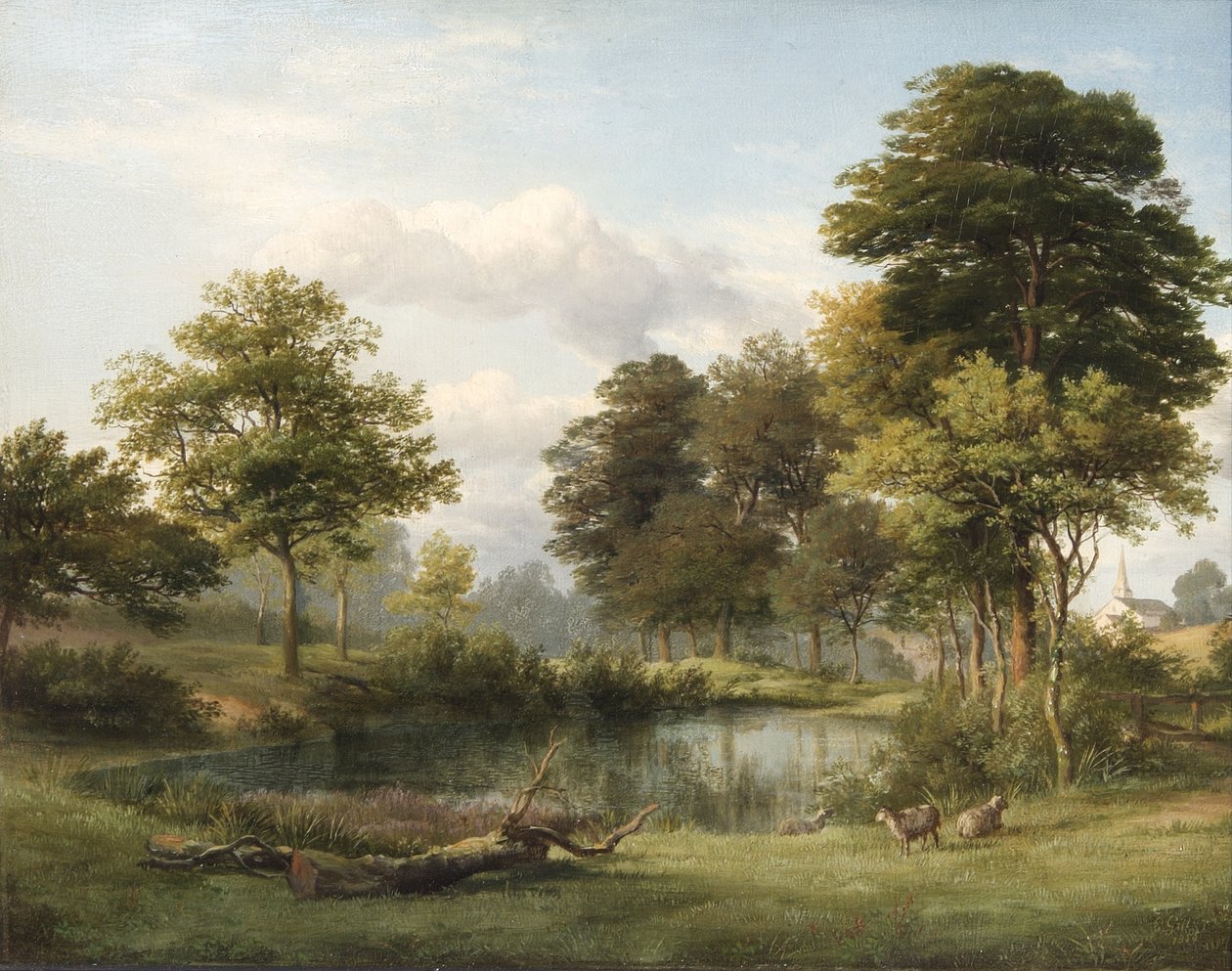 A Scene at Muswell Hill by Edmund Gill