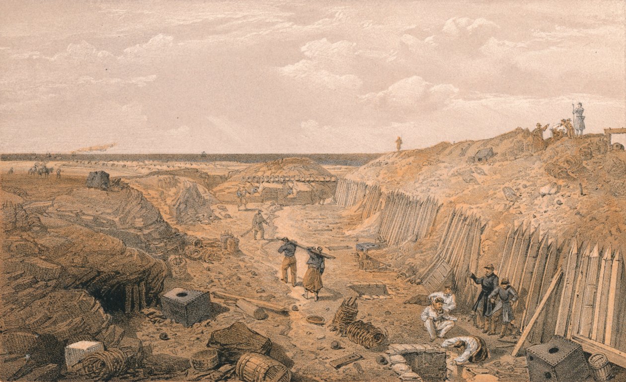 Ditch of the Bastion Du Mat by Edmund Walker
