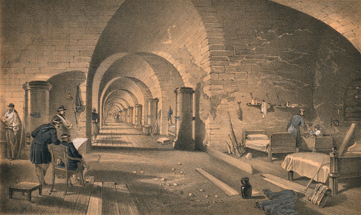 Interior of Fort Nicholas by Edmund Walker