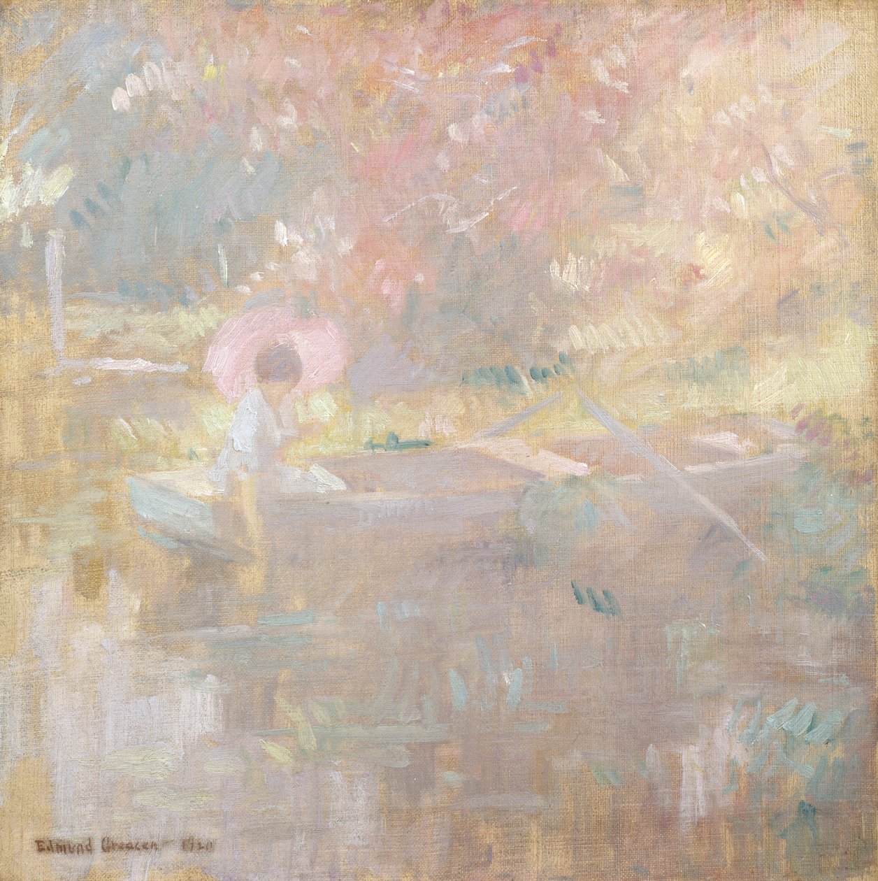 The Lady in the Boat by Edmund William Greacen