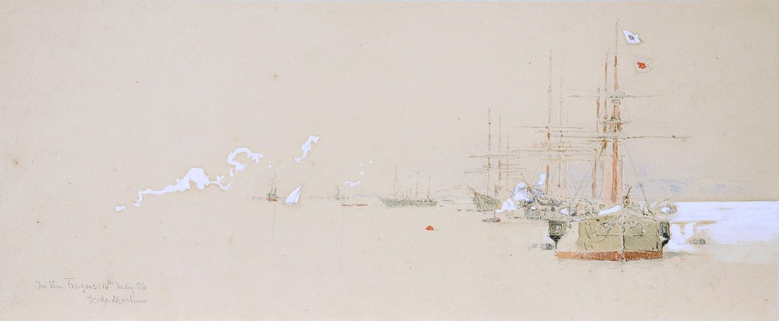 On the Tagus by Edoardo De Martino