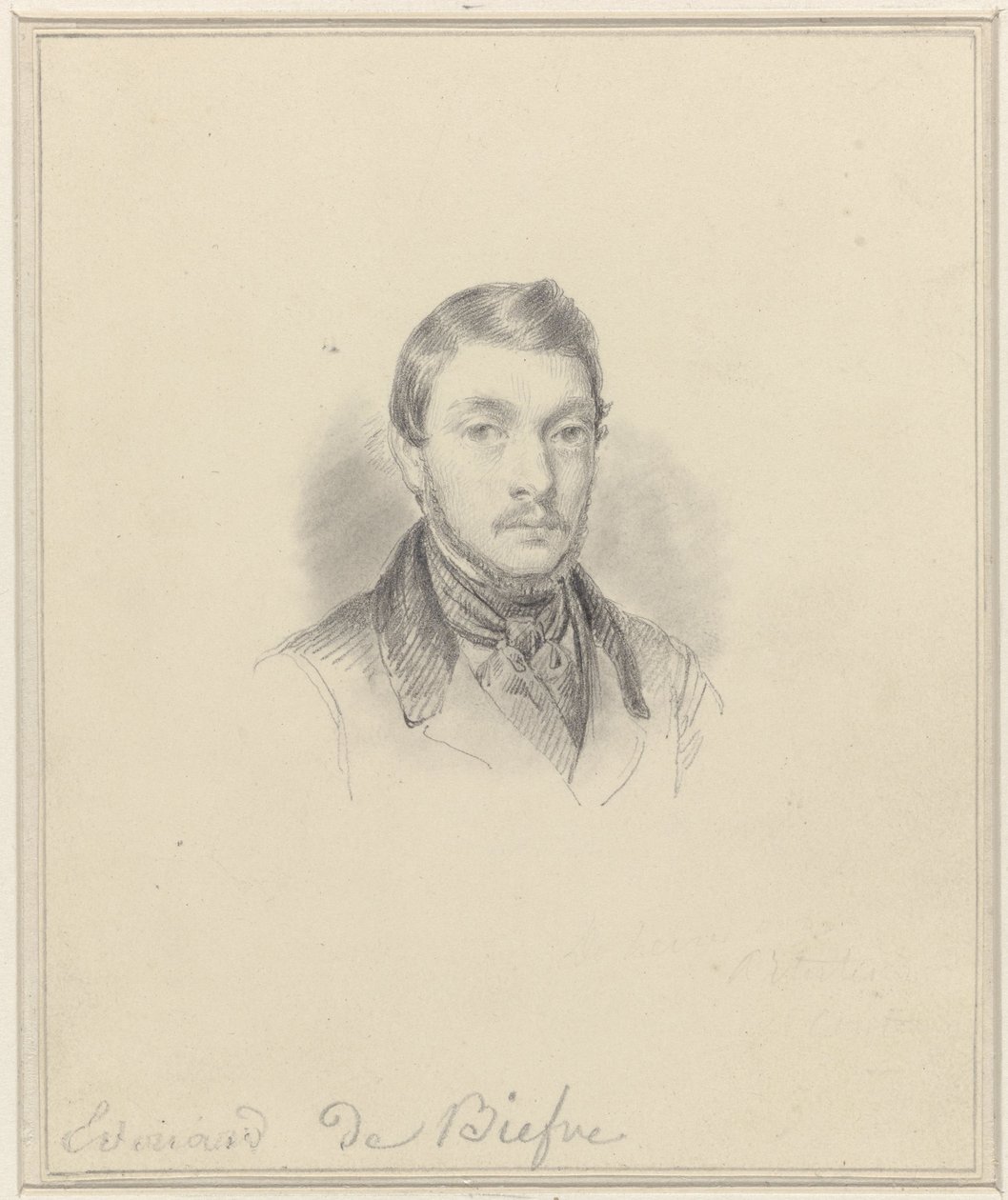 Self-Portrait by Edouard De Bièfve